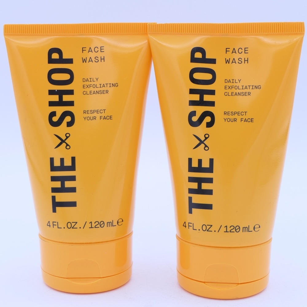 The Shop Face Wash Daily Exfoliating‎ Cleanser For Men 2 Pack 4 oz Ea